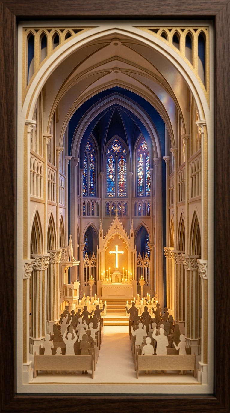 Sacrd Paper Free Sacred Paper Cathedral Image - Cathedral, Worship, Paper ...