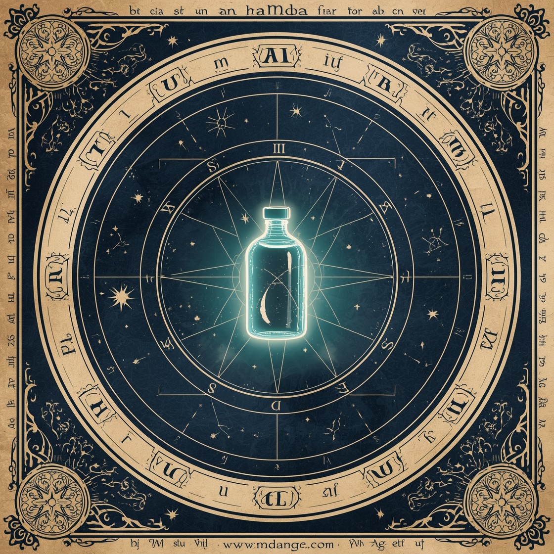 Free Mystical Potion Label Image - Mystical, Alchemical, Bottle ...