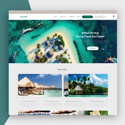 Tropical Website Example Free Tropical Travel Website Image - Beach, Travel, Website | Download ...