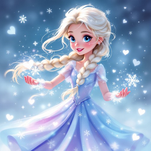 Snow Princess Blue Free Magical Winter Princess Image - Princess, Snow, Magic | Download ...