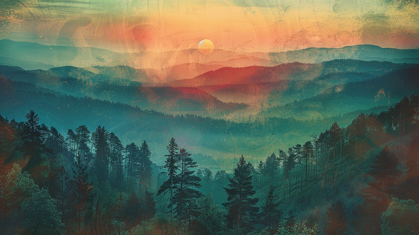 Free Misty Sunrise Layers Image - Sunrise, Mist, Forest | Download at ...