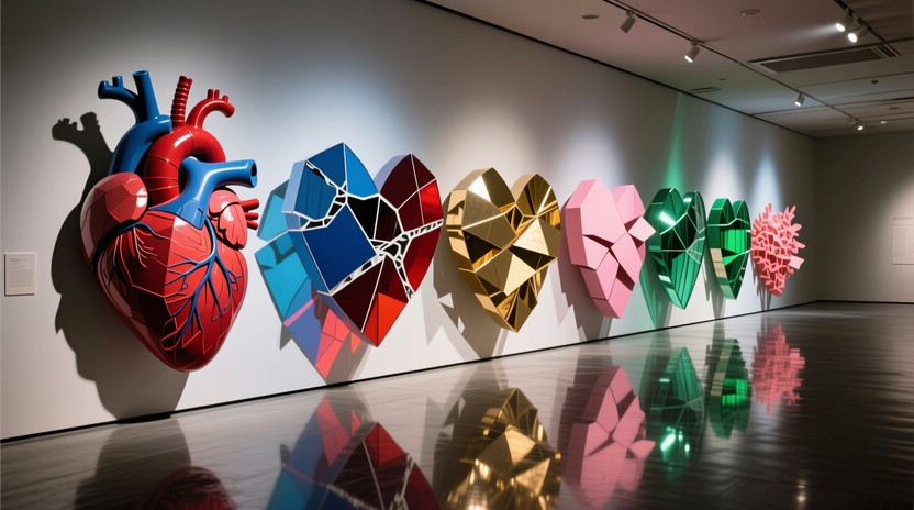 Heart Installation Free Fragmented Heart Installation Photo - Heart, Installation, Gallery ...