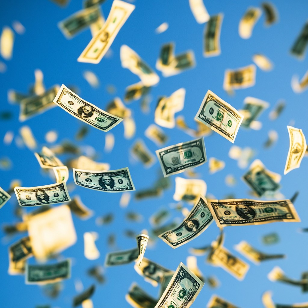 Money Renderts Free Money raining down Image - Money, Wealth, Dollars | Download at ...