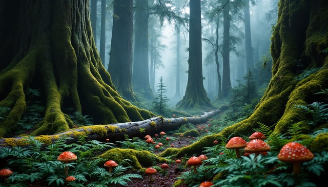 Free Enchanted Green Forest Image - Forest, Woodland, Trees | Download ...