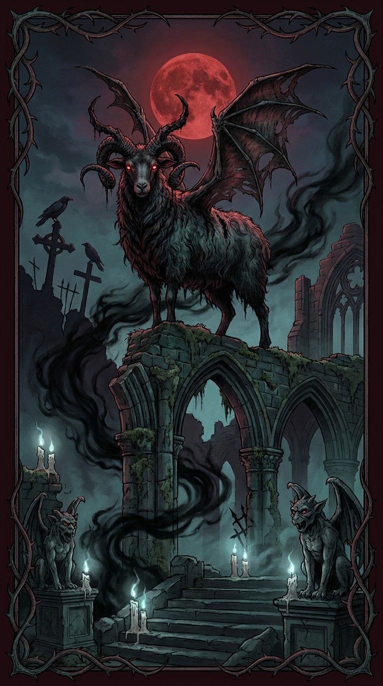 Free Demonic Sheep Rises Image - Demonic, Sheep, Gothic | Download at ...