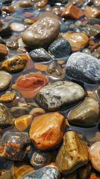 Free Colorful Wet Pebbles Image - Pebbles, Wet, Colorful | Download at ...