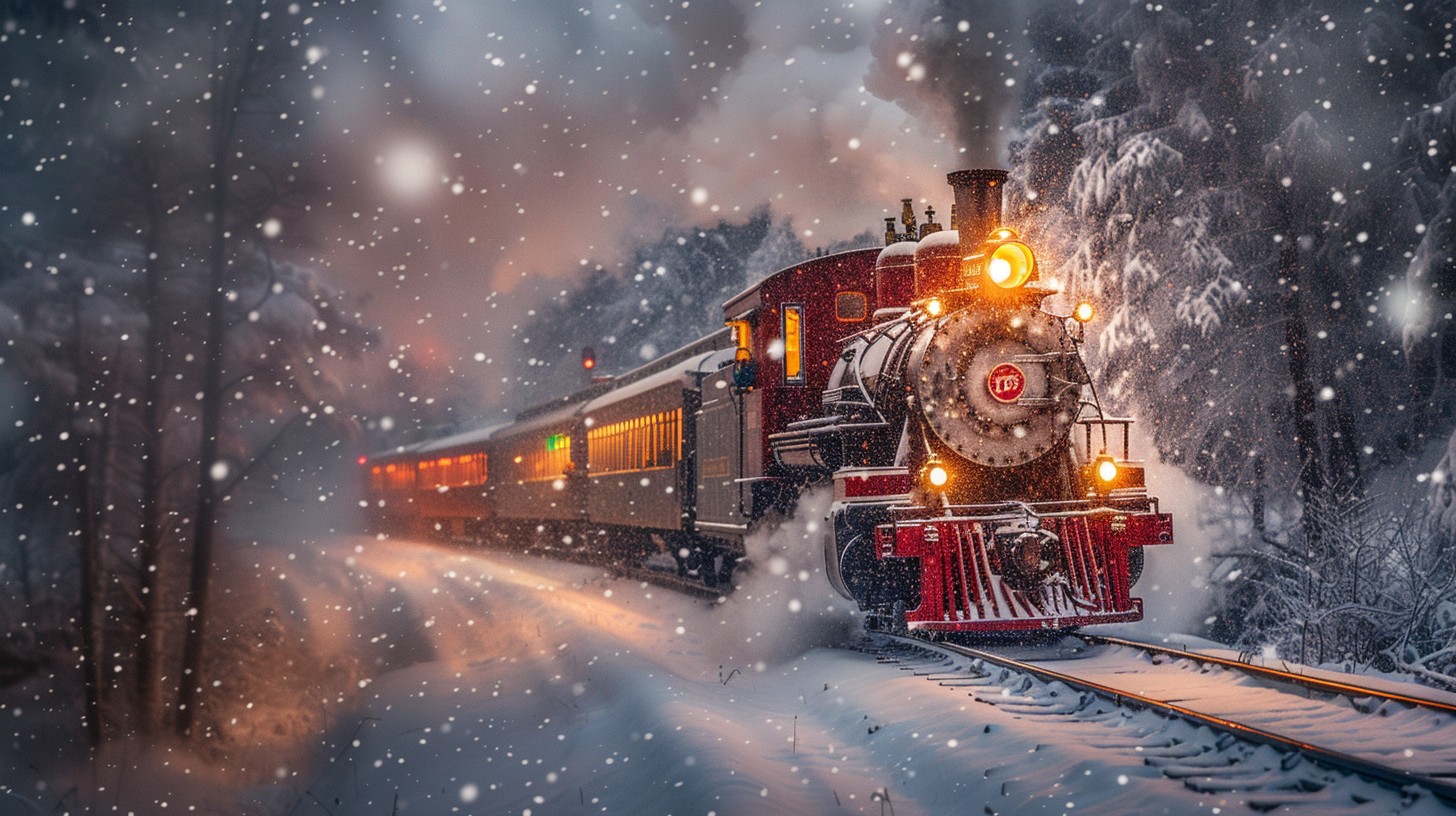 Free Winter Train Journey Image - Train, Snow, Winter | Download at ...