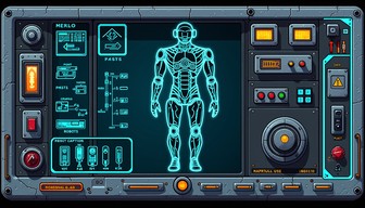 Free Futuristic Robot Interface Image - Robot, Interface, Futuristic ...