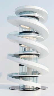Free Twisted Parametric Tower Image - Architecture, Tower, Building ...