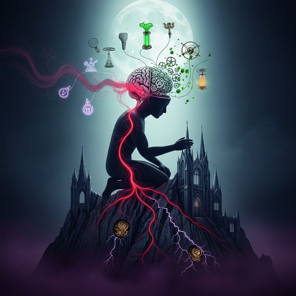 Free Mind Beyond Reality Image - Silhouette, Brain, Crystalline ...
