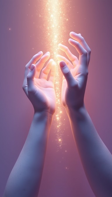 Translucent Purple Hand Free Ethereal Reaching Hands Image - Hands, Ethereal, Translucent ...