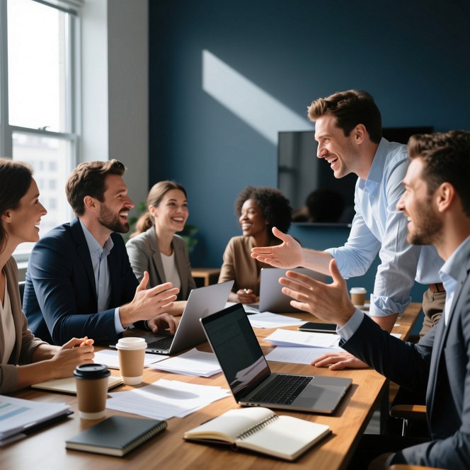 Free Dynamic Team Collaboration Image - Meeting, Teamwork ...