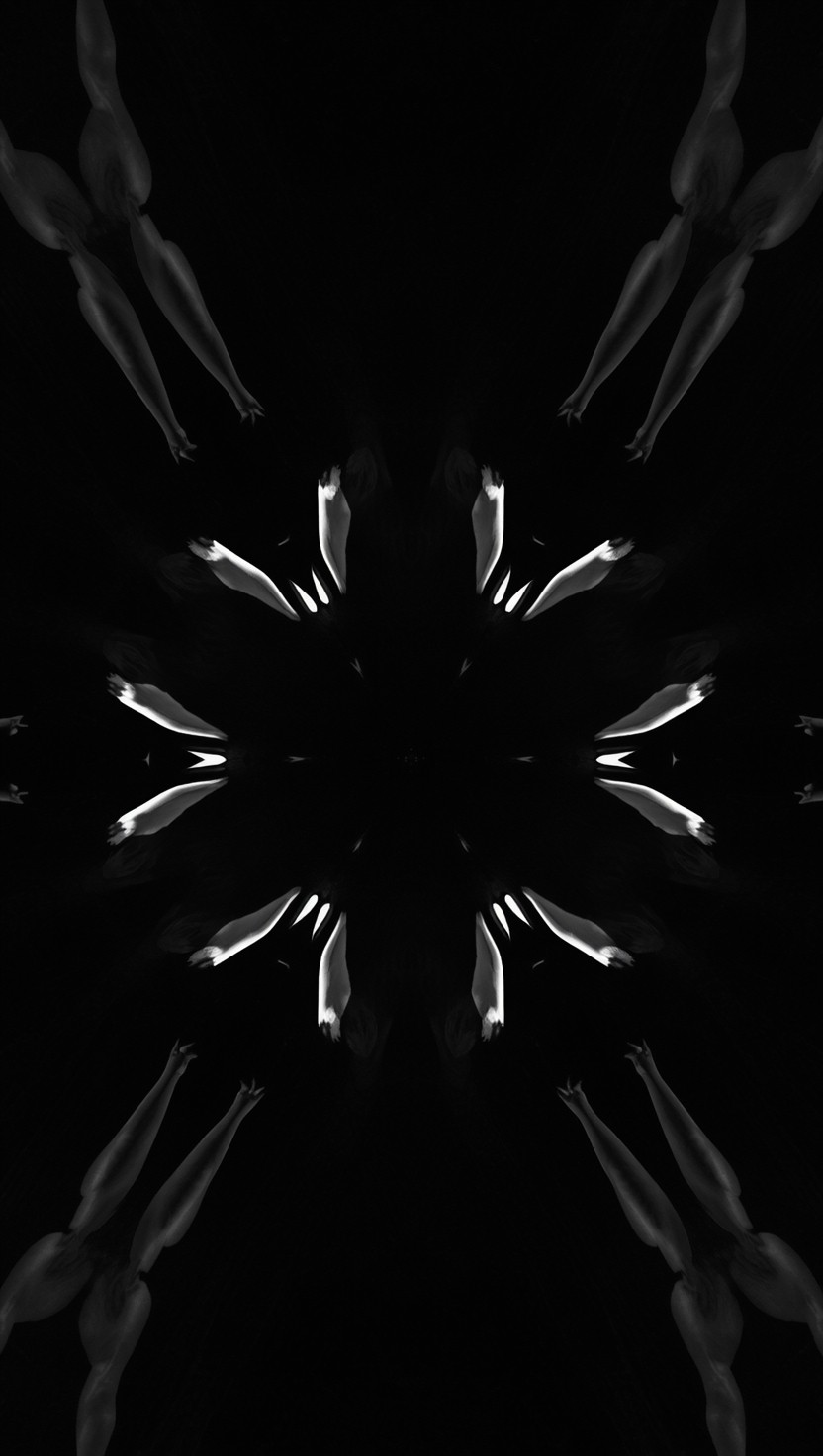 Free Symmetrical Radiant Pattern Photo - Kaleidoscopic, Monochrome ...