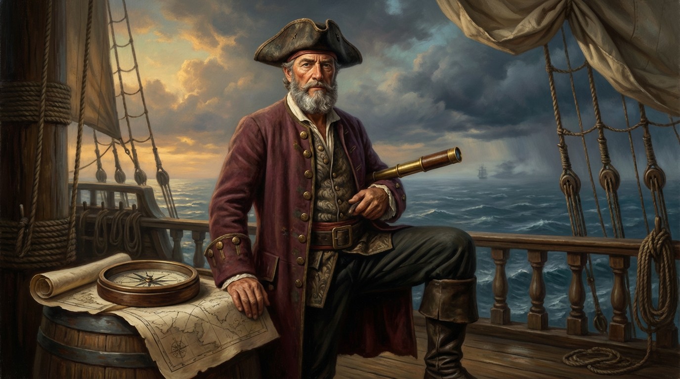 Captain Portrait Free Maritime Captain Portrait Image - Pirate, Captain, Maritime ...
