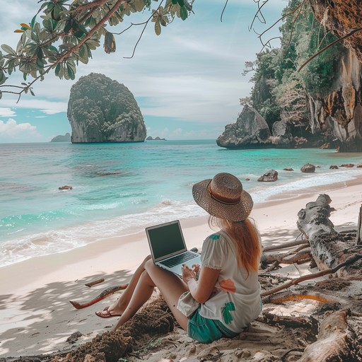 Free Remote Beach Work Image - Beach, Remote, Work | Download at StockCake