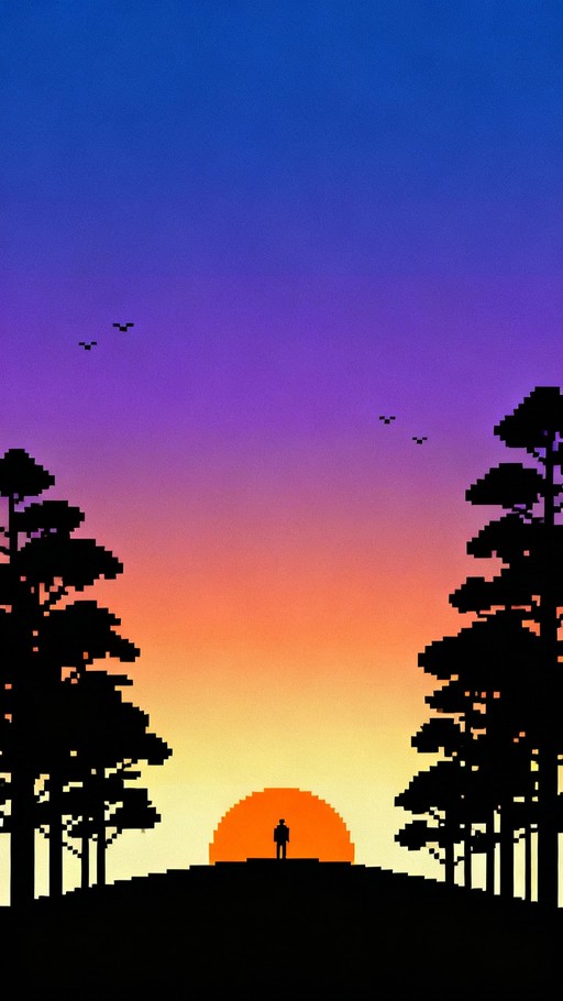 Free Solitary Sunrise Moment Image - Pixel, Sunrise, Dawn | Download at ...