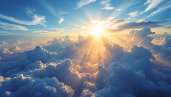 Free Sunbeams Pierce Clouds Image - Sunbeams, Clouds, Sky | Download at ...