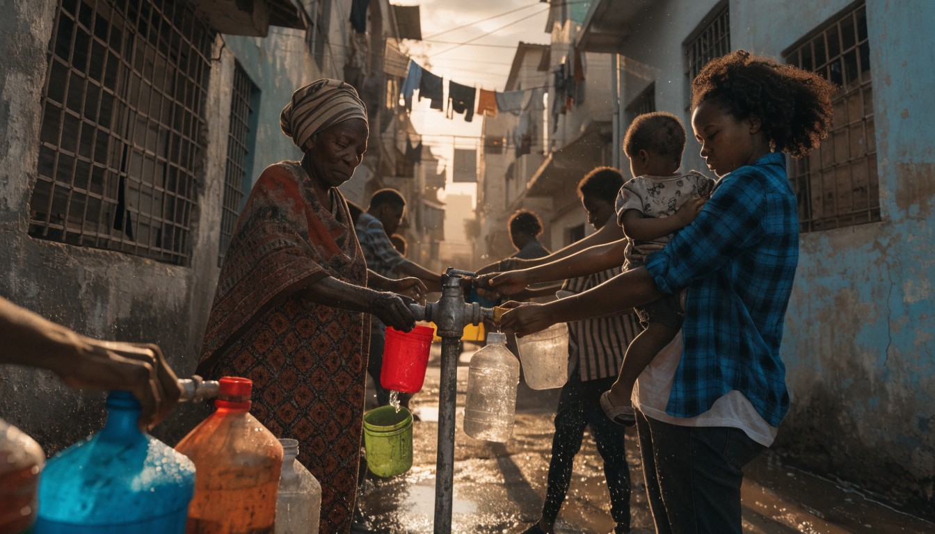 Water Used In Community Free Water Brings Community Image - Community, Water, Neighbors ...