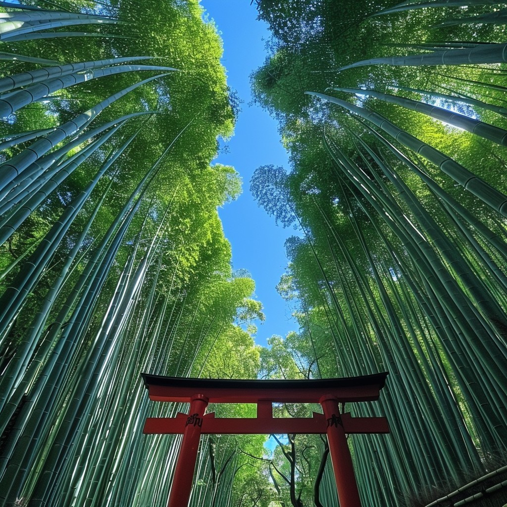 Free Bamboo Forest Gateway Image - Bamboo, Forest, Torii | Download at ...