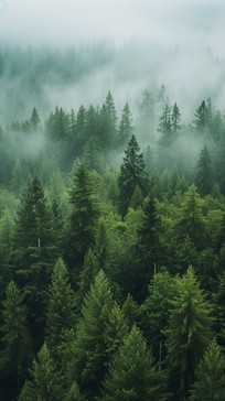 Free Misty Forest Serenity Image - Forest, Mist, Trees | Download at ...