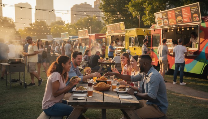 Free Diverse Food Feast Image - Food, Event, People | Download at StockCake