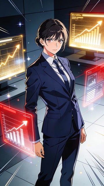 Free Digital Success Rising Image - Businesswoman, Professional, Anime ...