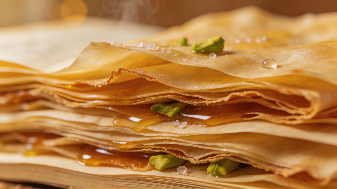 Free Golden Phyllo Layers Image - Phyllo, Baklava, Pastry | Download at ...