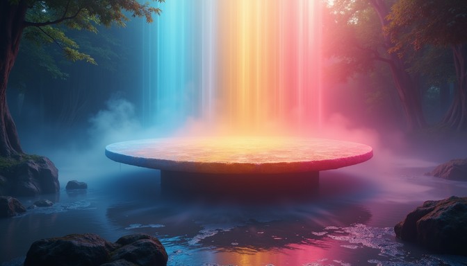 Free Ethereal Rainbow Platform Image | Download at StockCake