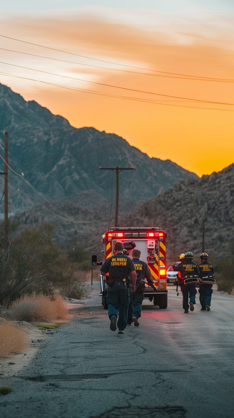 Free Emergency Sunset Service Image - Sunset, Emergency, Firefighters ...