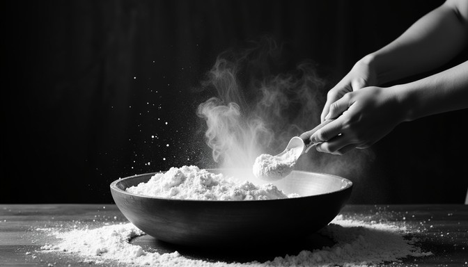Free Flour in Motion Image - Baking, Flour, Cooking | Download at StockCake