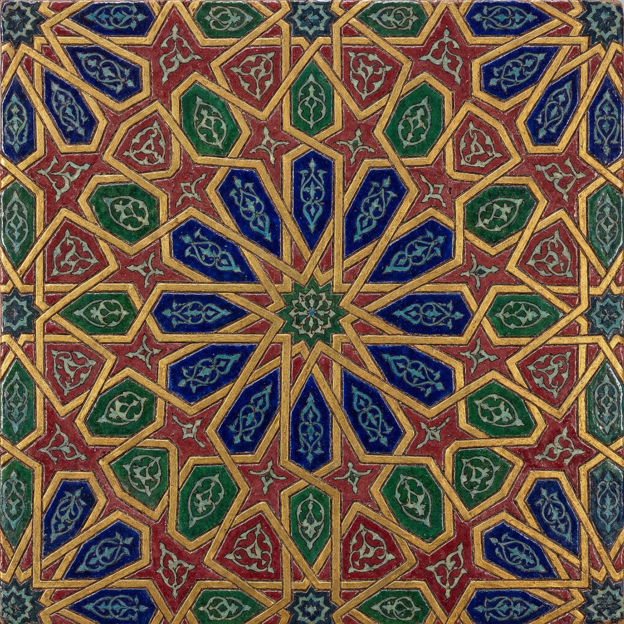 Download Jeweled Islamic Tilework Image - Islamic, Geometric, Pattern ...