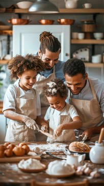 Free Family Baking Together Image - Family, Baking, Kitchen | Download ...