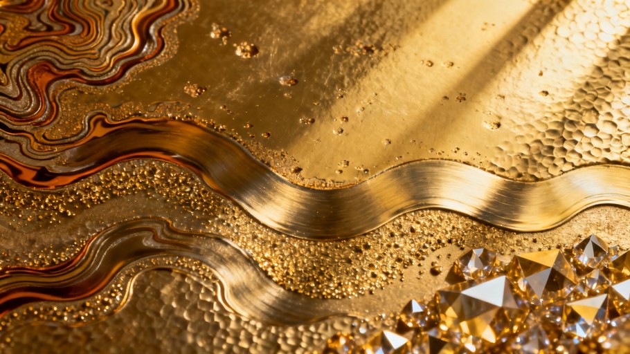 Free Flowing Gold Texture Image - Gold, Texture, Ripple | Download at ...