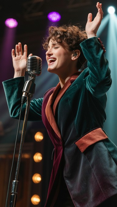 Free Passionate Singer Performs Image - Singer, Performance, Microphone ...