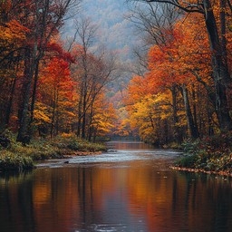 Free Autumn River Reflections Image - Autumn, River, Reflection ...
