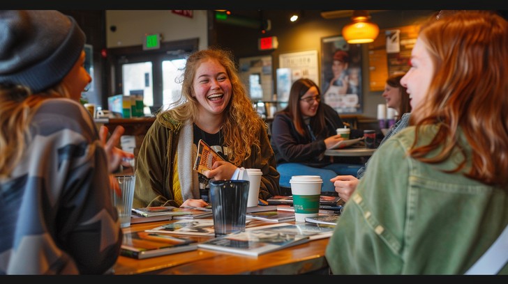 Free Cozy Cafe Gathering Image - Cafe, Friends, Socializing | Download ...