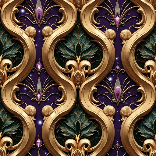 Opulence Pattern Free Opulent Gold Pattern Image - Gold, Purple, Emerald | Download at ...