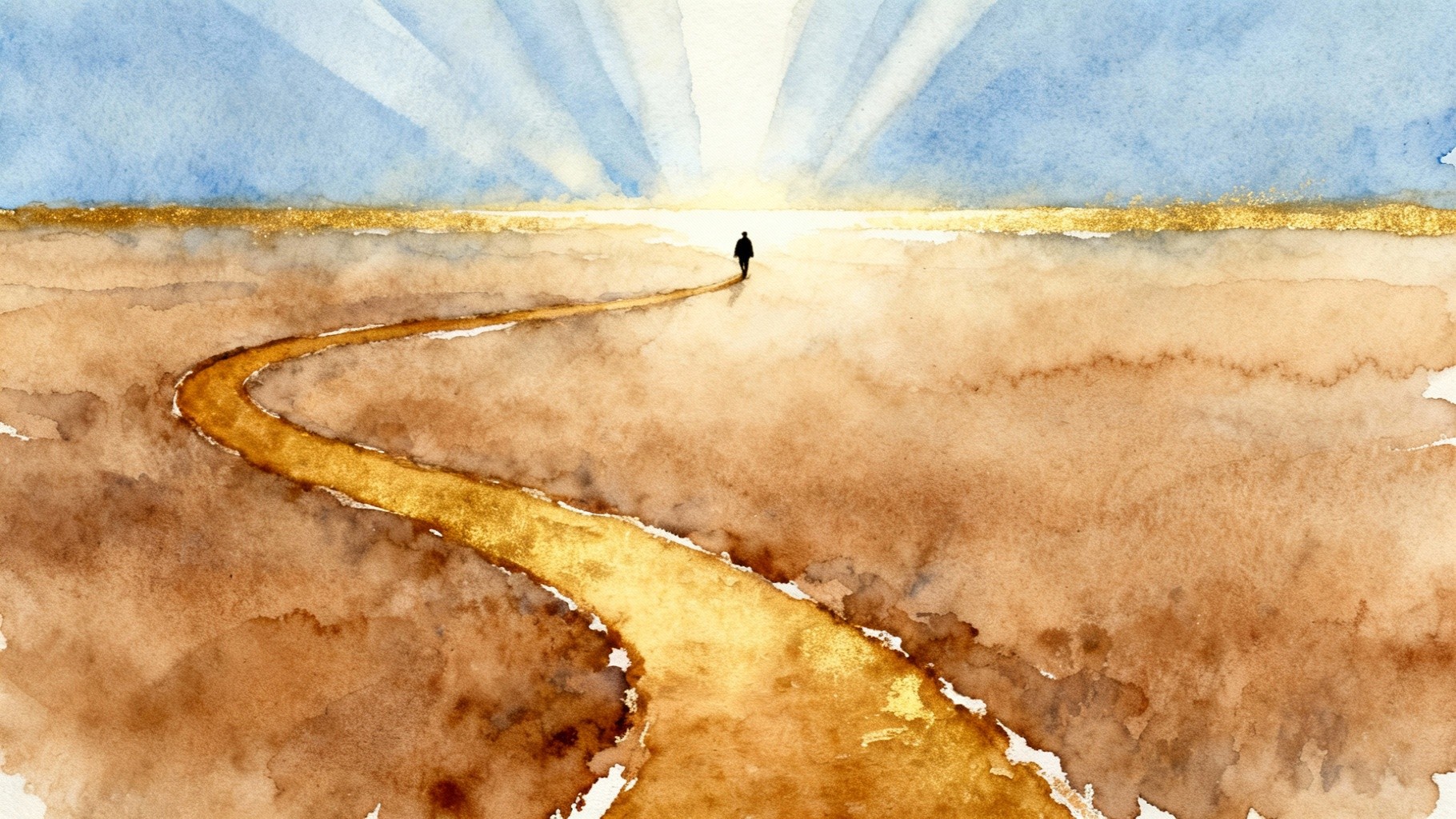 Solid Gold Path Free Golden Path Forward Image - Watercolor, Landscape, Path | Download ...