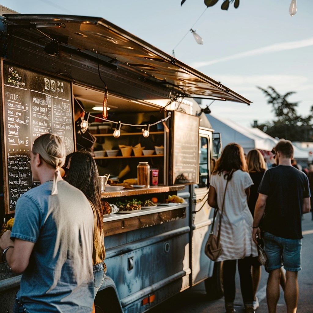 Order Food Queue Free Food Truck Queue Image - Food, Truck, Queue | Download at StockCake