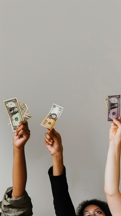 Free Joyful money celebration Image - Money, Celebration, Hands ...