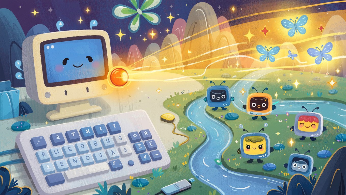 Marvelous Computer Free Magical Computer Awakening Image - Illustration, Computer, Magical ...