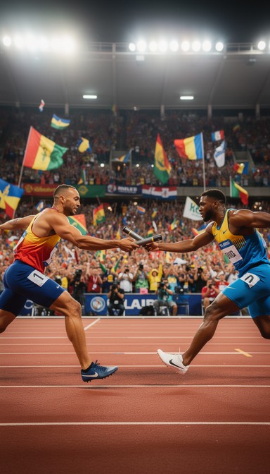 Free Teamwork Relay Exchange Image - Teamwork, Collaboration, Relay ...