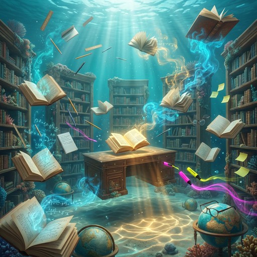 Free Submerged Library Dreams Image - Underwater, Library, Surreal ...