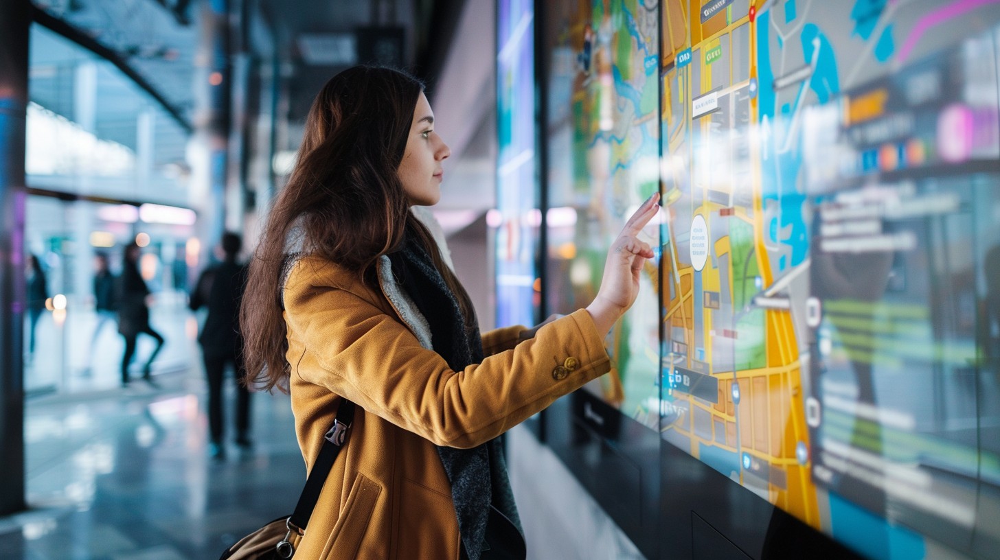 Free Interactive Map Navigation Image - Woman, Interactive, Map ...