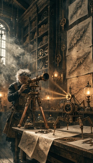 Free Steampunk Inventor Workshop Image - Steampunk, Inventor, Workshop ...