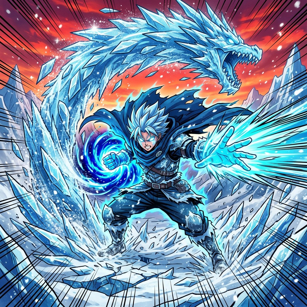 Ice Wielder Free Ice Warrior Unleashed Image - Anime, Warrior, Ice | Download at ...
