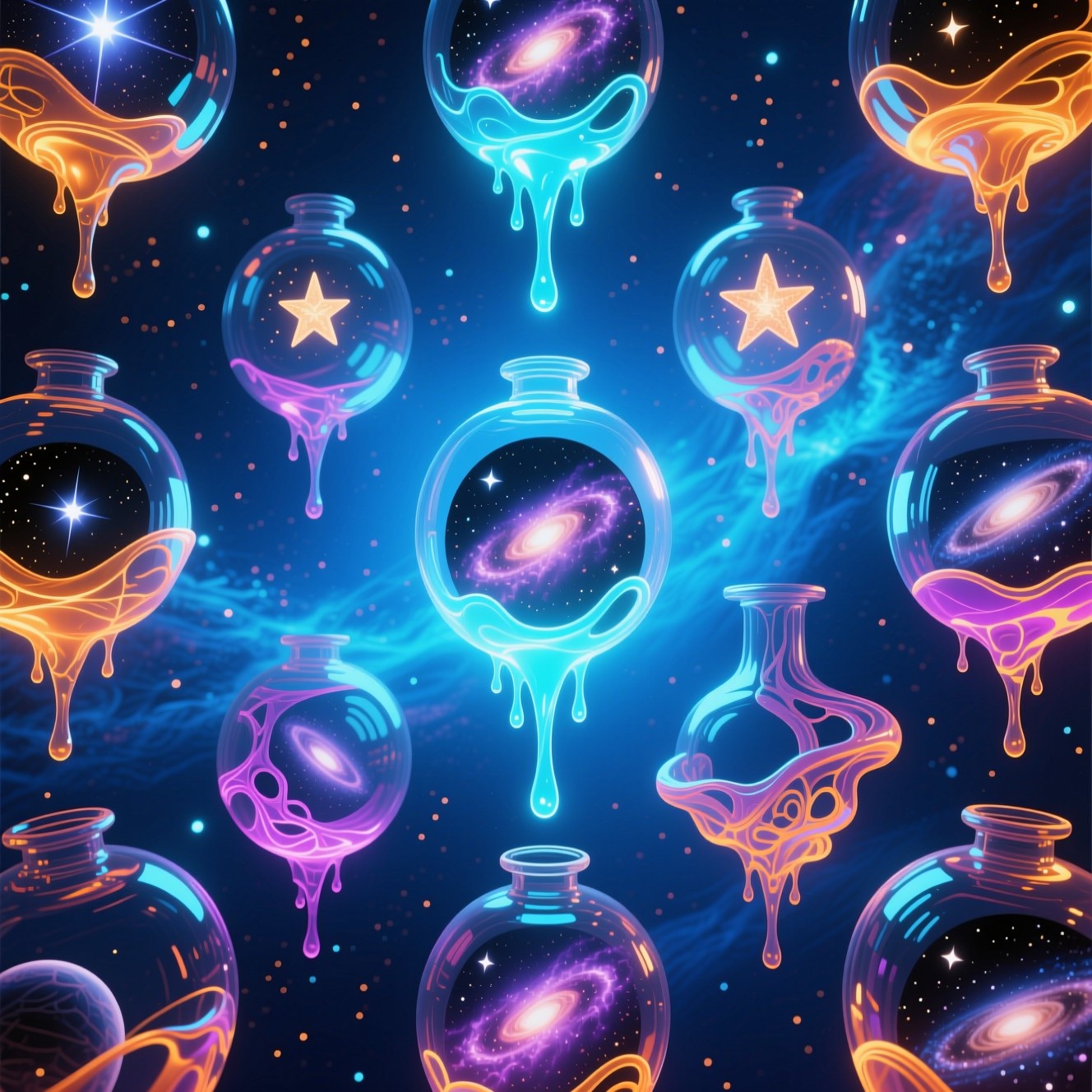 Free Cosmic Potion Bottles Image - Cosmic, Potion, Bottles | Download ...