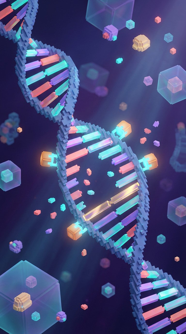 Free DNA Replication Process Image - Dna, Replication, Voxel | Download ...