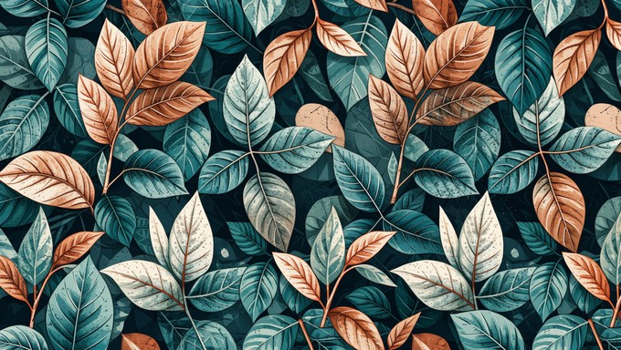 Free Botanical Geometric Pattern Image - Botanical, Geometric, Pattern ...