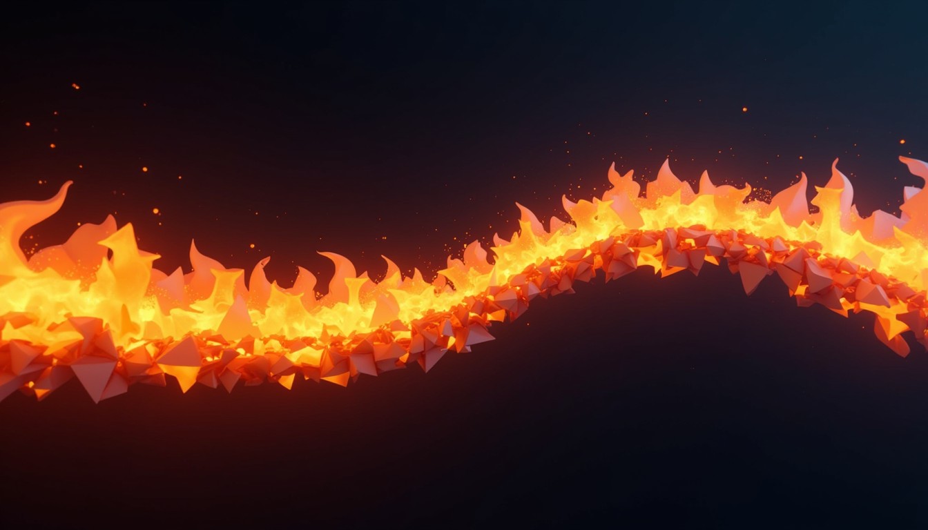 Free Dynamic Flame Wave Image - Flame, Fire, Wave | Download at StockCake